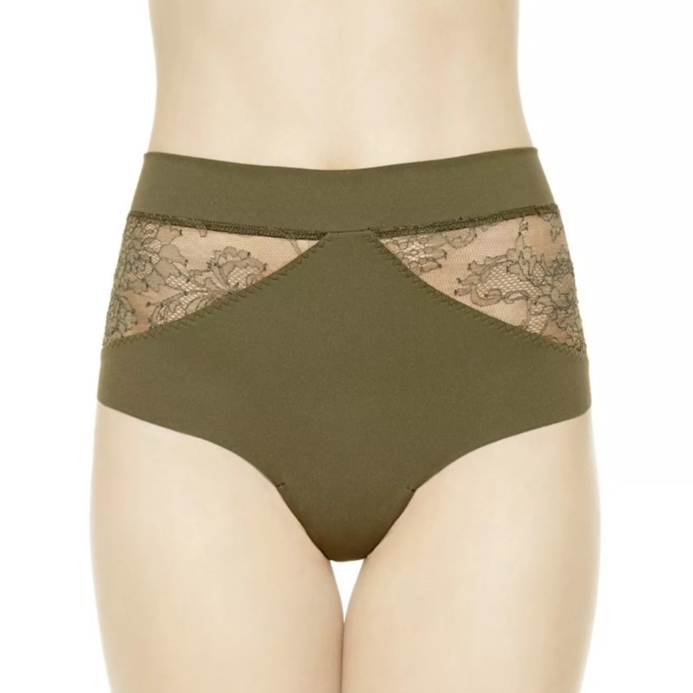 La Perla Shape-Allure High Waisted lace insert Thong Sz.XS